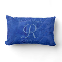 Luxe kussen met eigen monogram