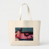 Luxe kustgondel in Venetië Grote Tote Bag (Voorkant)