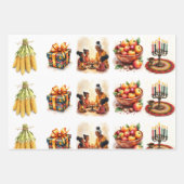 Luxe Kwanzaa Inpakpapier Set | Nguzo Saba Vel (Voorkant 3)