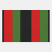 Luxe Kwanzaa Inpakpapier Set | Nguzo Saba Vel (Voorkant)