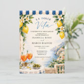 Luxe La Dolce Vita Amalfikust Kaart (Staand voorkant)