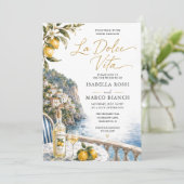 Luxe La Dolce Vita Amalfikust Kaart (Staand voorkant)