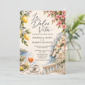 Luxe La Dolce Vita Amalfikust Kaart (Staand voorkant)