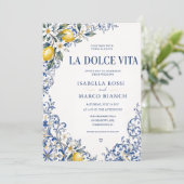 Luxe La Dolce Vita Amalfikust Kaart (Staand voorkant)