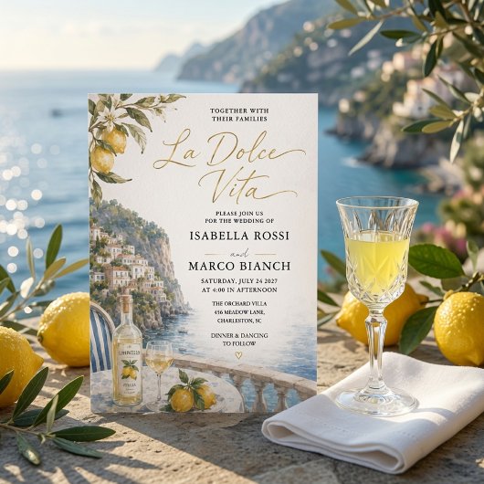 Luxe La Dolce Vita Amalfikust Kaart