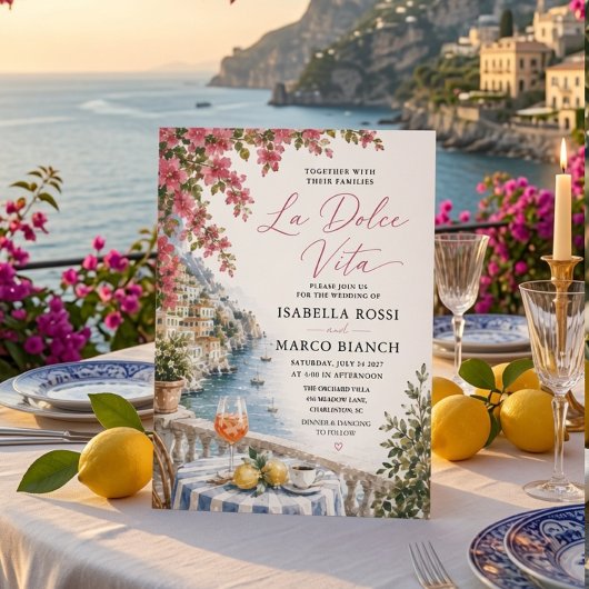 Luxe La Dolce Vita Amalfikust Kaart