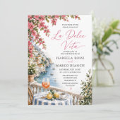 Luxe La Dolce Vita Amalfikust Kaart (Staand voorkant)