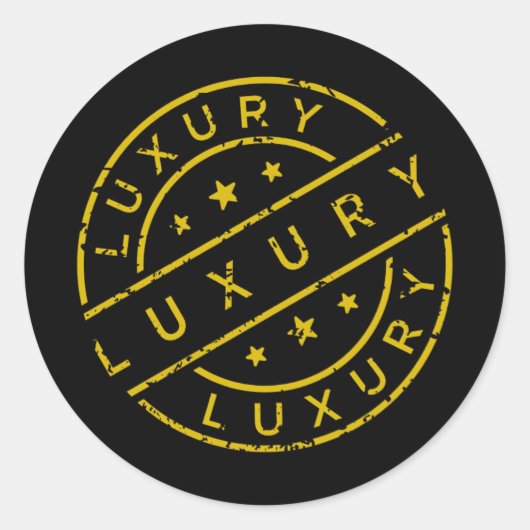 Luxe Labelstickers Ronde Sticker (Voorkant)