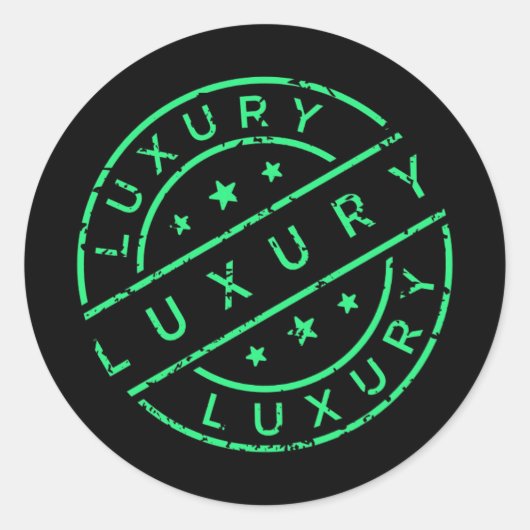 Luxe Labelstickers Ronde Sticker (Voorkant)