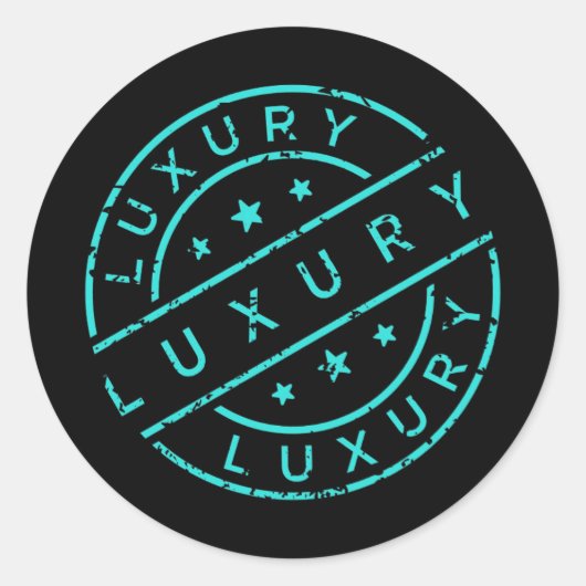 Luxe Labelstickers Ronde Sticker (Voorkant)