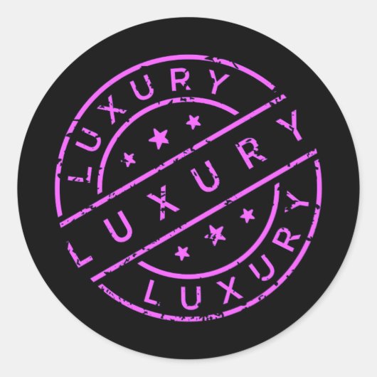 Luxe Labelstickers Ronde Sticker (Voorkant)