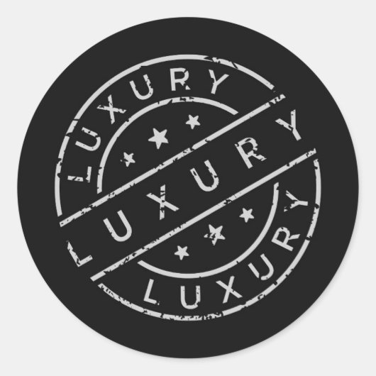 Luxe Labelstickers Ronde Sticker (Voorkant)