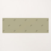 Luxe Labrador Yoga Mat | Gepersonaliseerde naam (Achterkant (horizontaal))