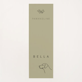 Luxe Labrador Yoga Mat | Gepersonaliseerde naam