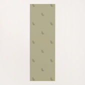 Luxe Labrador Yoga Mat | Gepersonaliseerde naam (Achterkant)