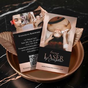 Luxe Laser Technicus Spa Arch Foto Zwarte Roos Visitekaartje