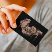 Luxe Lash Artiest roos Gold Typografie Visitekaartje