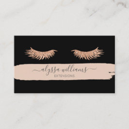 Luxe Lash Services Modern Elegant Waterverf Visitekaartje