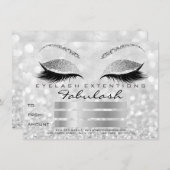 Luxe Lashes Silver Gray Makeup Certificate Gift1 (Voorkant / Achterkant)