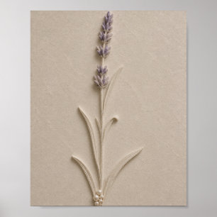 Luxe Lavendel Botanische Poster