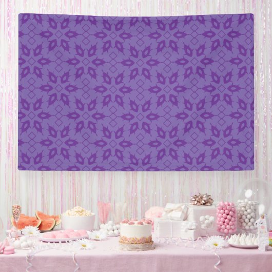 Luxe Lavendel Feestbanner Decoratie Spandoek (Feest)