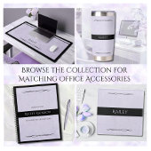 Luxe Lavendel Monogram Reisbeker Geïsoleerde Drinkbeker