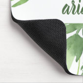 Luxe Leaves | Groen botanisch Lijst Muismat (Hoek)