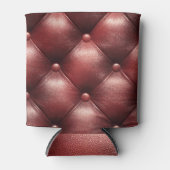 Luxe lederen bank bekleding blikjeskoeler (Voorkant)