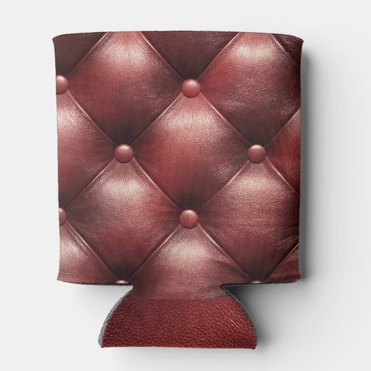 Luxe lederen bank bekleding blikjeskoeler (Achterkant)