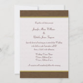 Luxe lederen blikjes uitnodigen voor bruiloft in b kaart (Achterkant)