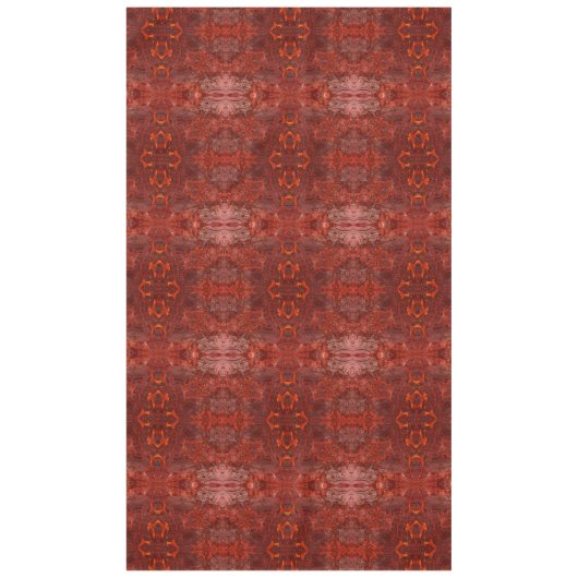 Luxe lederen getextureerd goudbruin patroon tafelkleed (Voorkant)