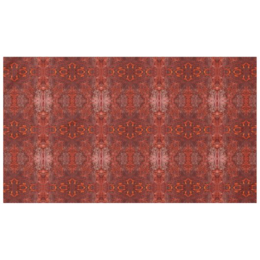 Luxe lederen getextureerd goudbruin patroon tafelkleed (Voorkant (Horizontaal))