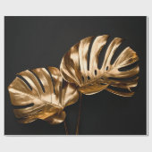 Luxe lederen knopstoel textuur cadeaupapier (Vlak)