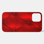 Luxe lederen knopstoel textuur Case-Mate iPhone case (Achterkant (horizontaal))
