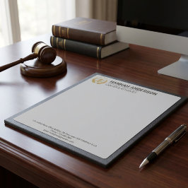 Luxe lederen notitieblokken voor advocaten en juri