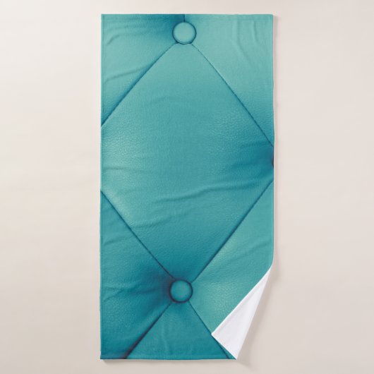 Luxe lederen textuurmeubelen met maar badhanddoek (Badhanddoek)