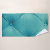 Luxe lederen textuurmeubelen met maar badhanddoek (Badhanddoek)