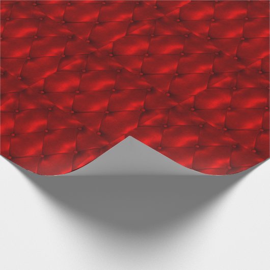 Luxe leer: geknoopte textuur elegantie. cadeaupapier (Hoek)