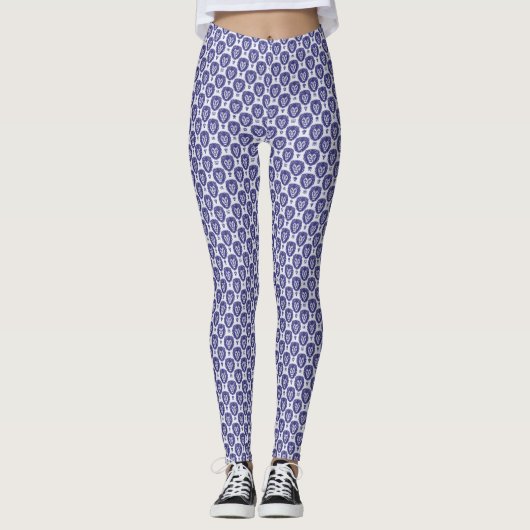 Luxe leeuwenkop leggings (Voorkant)