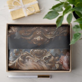 Luxe Leeuwenportret Roze Bloemen Lijst Tissuepapier (Geschenk)