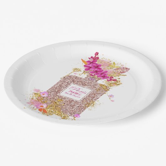 Luxe legant parfum 1 Bord papier (Gekanteld)