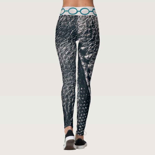 Luxe Leggings van kettingleer (Achterkant)