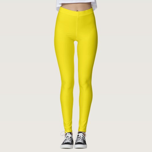 Luxe Lemon Leggings (Voorkant)