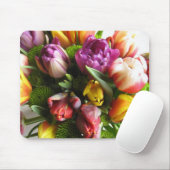 Luxe lentetulpen Boeket Mousepad Muismat (Met muis)