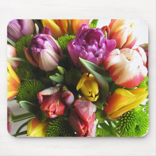 Luxe lentetulpen Boeket Mousepad Muismat (Voorkant)