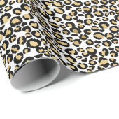 LUXE LEOPARD DIERLIJKE BIRTHDAAG WEDINGWRAP CADEAUPAPIER (Rol Hoek)