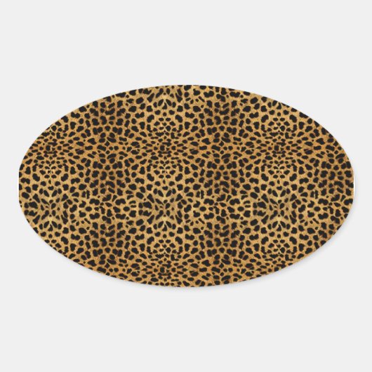 Luxe Leopard Envelope Seal Sticker Leopard (Voorkant)