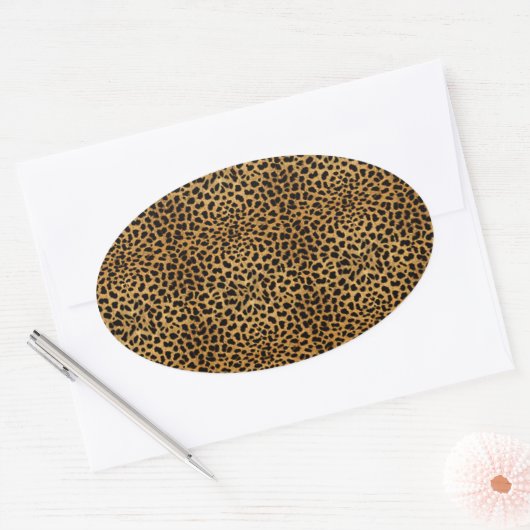 Luxe Leopard Envelope Seal Sticker Leopard (Envelop)