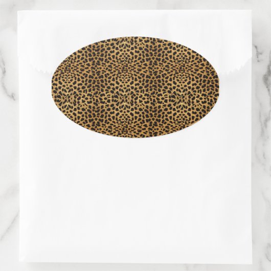 Luxe Leopard Envelope Seal Sticker Leopard (Tas)