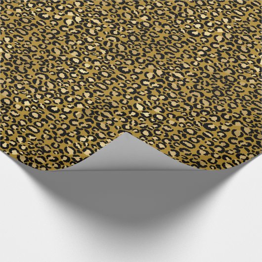 LUXE LEOPARD GOLD WRAPPING PAPIER GIFT WRAP (Hoek)